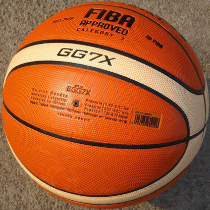 Basketbal FIBA-goedgekeurd maat 7 PU-leer