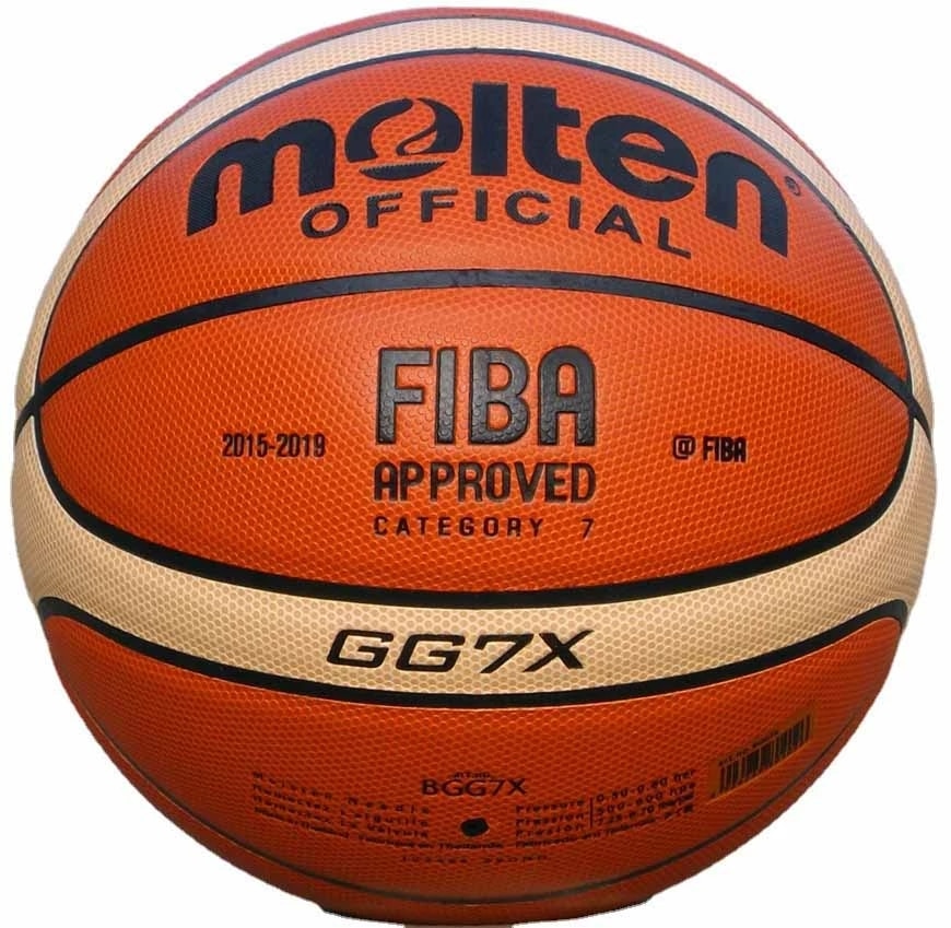 Basketbal FIBA-goedgekeurd maat 7 PU-leer