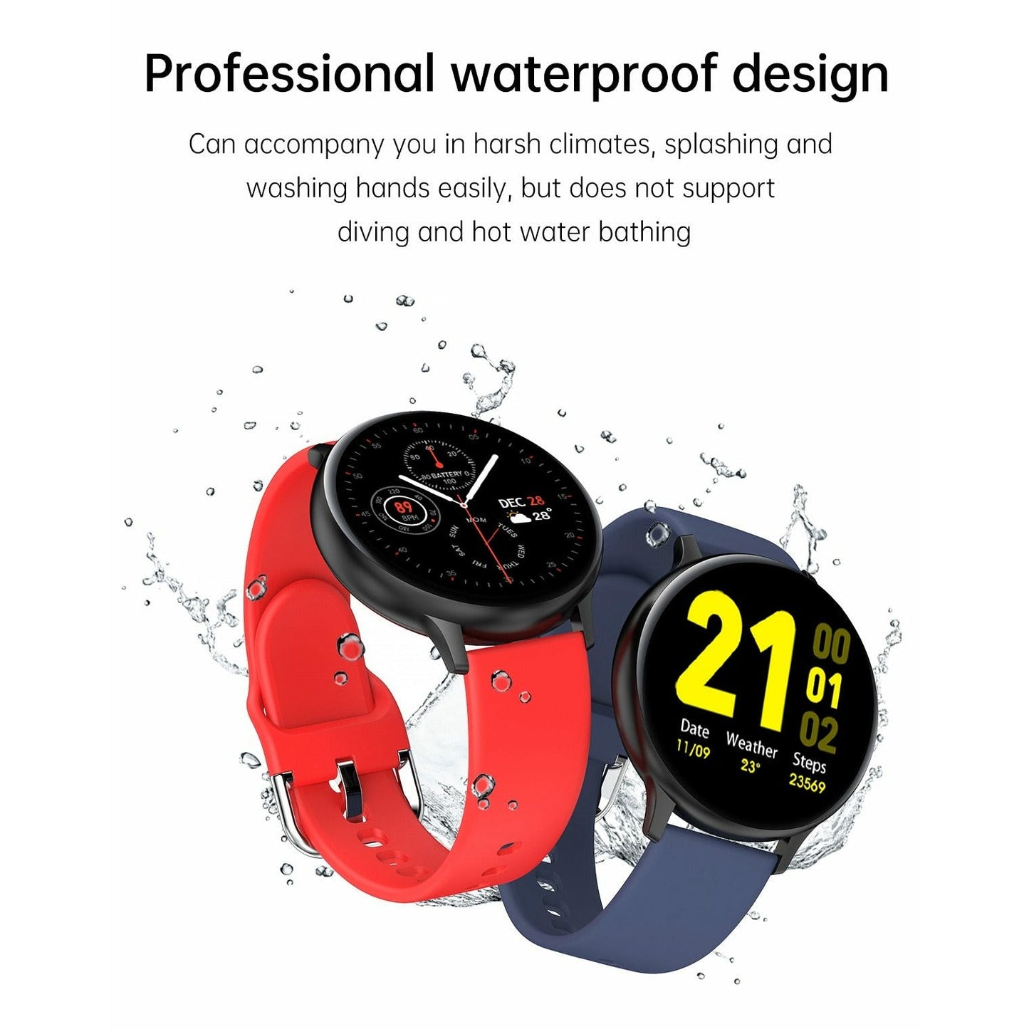 Waterdichte 4G ROM-smartwatch