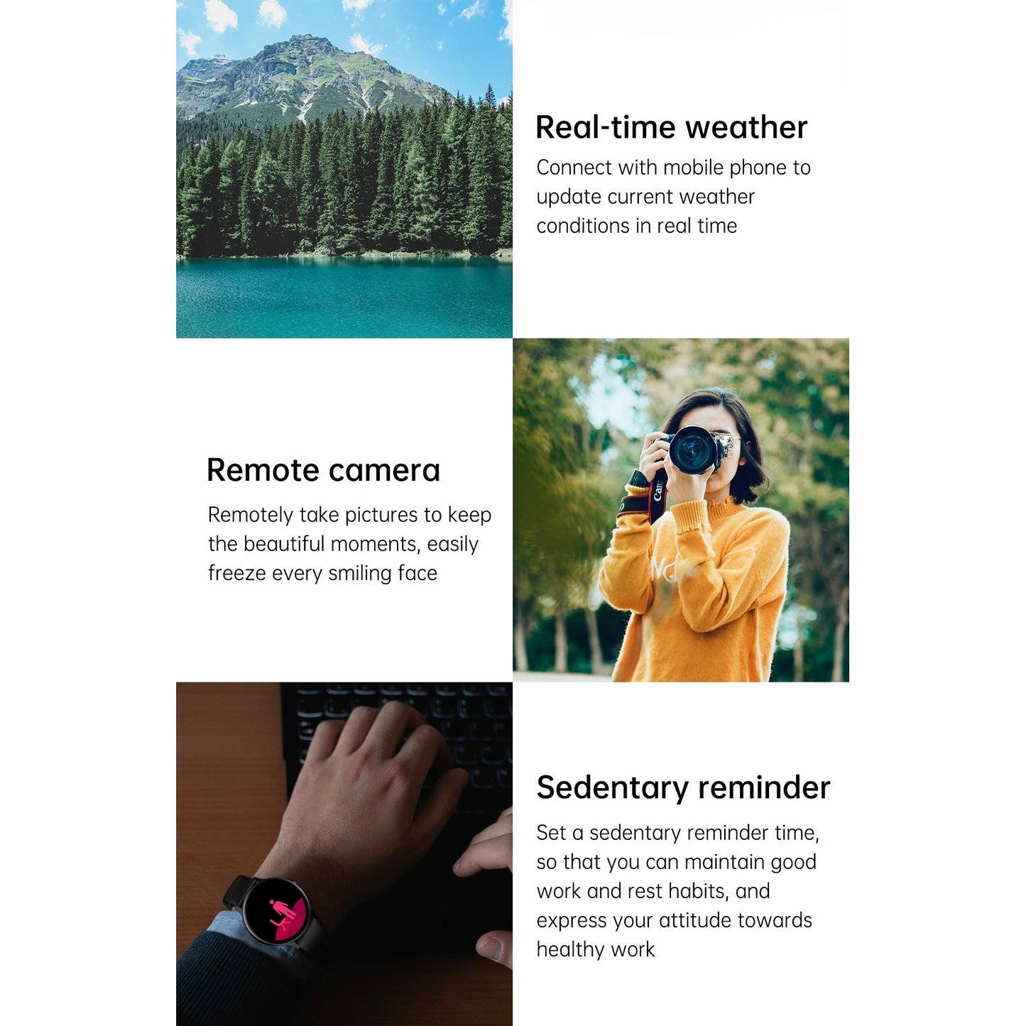 Waterdichte 4G ROM-smartwatch