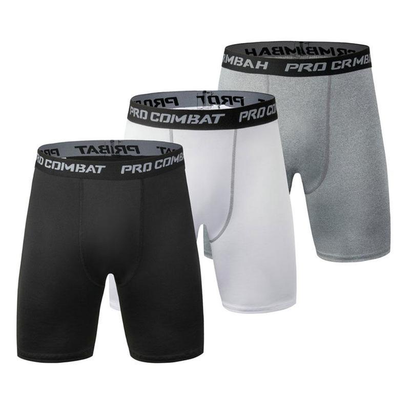 Fitness elastische shorts voor heren